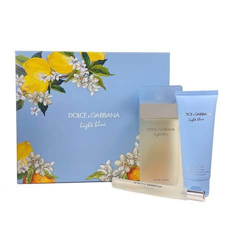 dolce gabbana light blue gift set 25ml|Dolce & Gabbana blue light price.